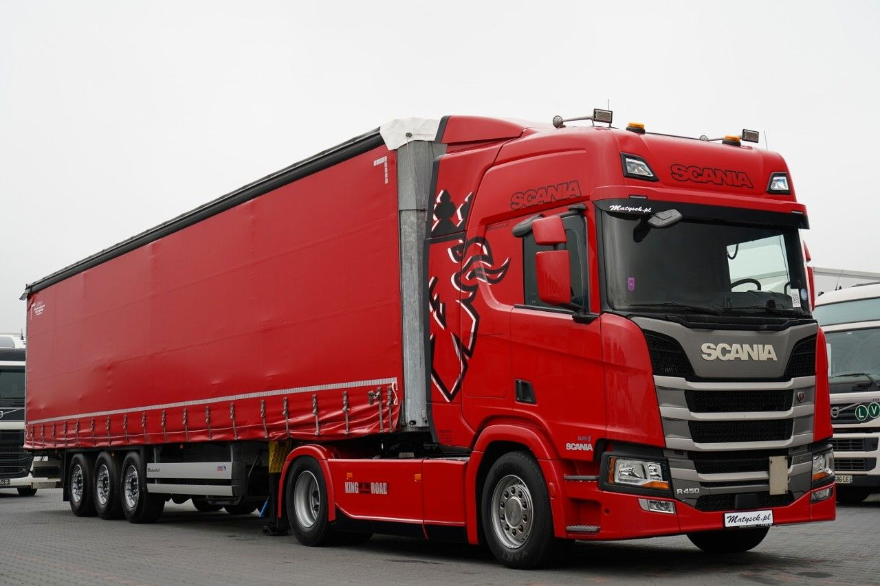 Scania R 450 / ZESTAW / + SCHMITZ / FIRANKA STANDARD / - Tracteur routier: photos 4 Scania R 450 / ZESTAW / + SCHMITZ / FIRANKA STANDARD / - Tracteur routier: photos 4