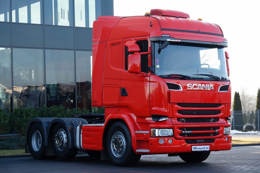 Scania R 580 / V8 / 6x2 / PUSHER / OŚ PODNOSZONA / OŚ - Tracteur routier: photos 1 Scania R 580 / V8 / 6x2 / PUSHER / OŚ PODNOSZONA / OŚ - Tracteur routier: photos 1