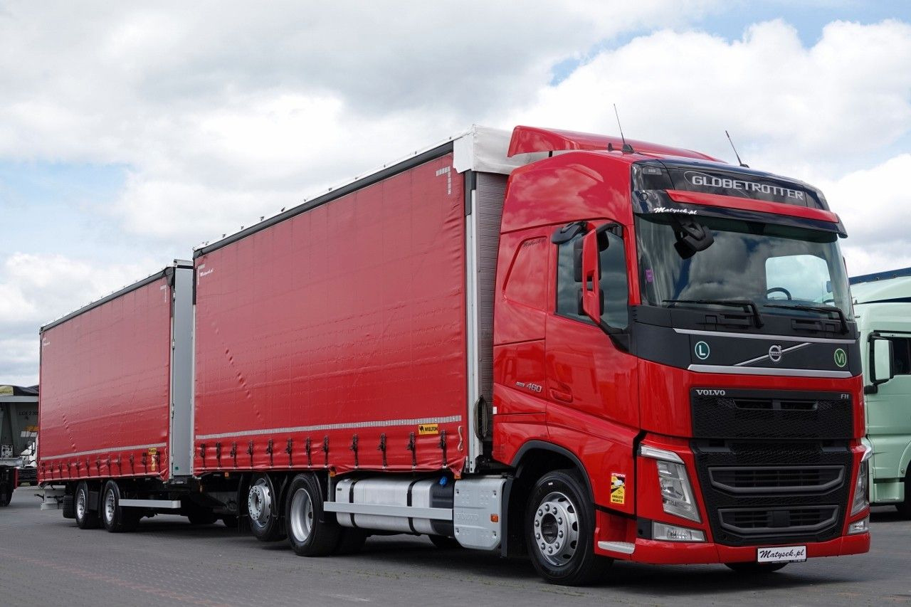 Volvo FH 460 / ZESTAW TANDEM 120 M3 / I-PARK COOL - Camion à rideaux coulissants: photos 1 Volvo FH 460 / ZESTAW TANDEM 120 M3 / I-PARK COOL - Camion à rideaux coulissants: photos 1