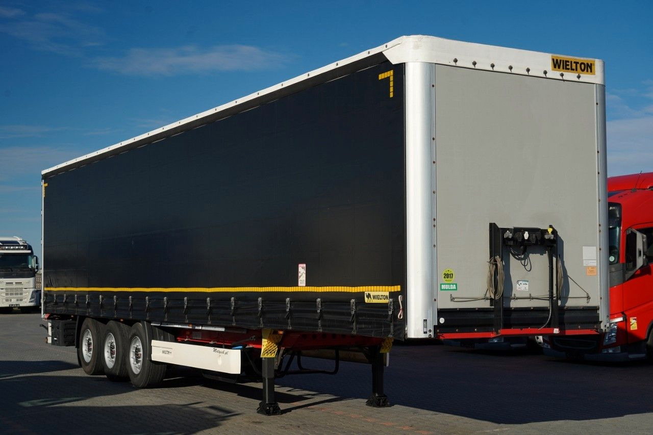 Wielton FIRANKA STANDARD / MULDA DO STALI - 9 M / OŚ POD - Semi-remorque rideaux coulissants: photos 1 Wielton FIRANKA STANDARD / MULDA DO STALI - 9 M / OŚ POD - Semi-remorque rideaux coulissants: photos 1