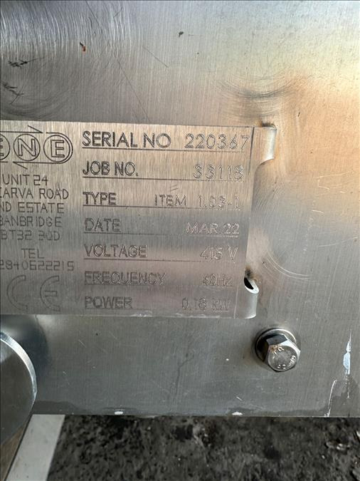 ENE Stainless conveyor - Convoyeur: photos 5 ENE Stainless conveyor - Convoyeur: photos 5