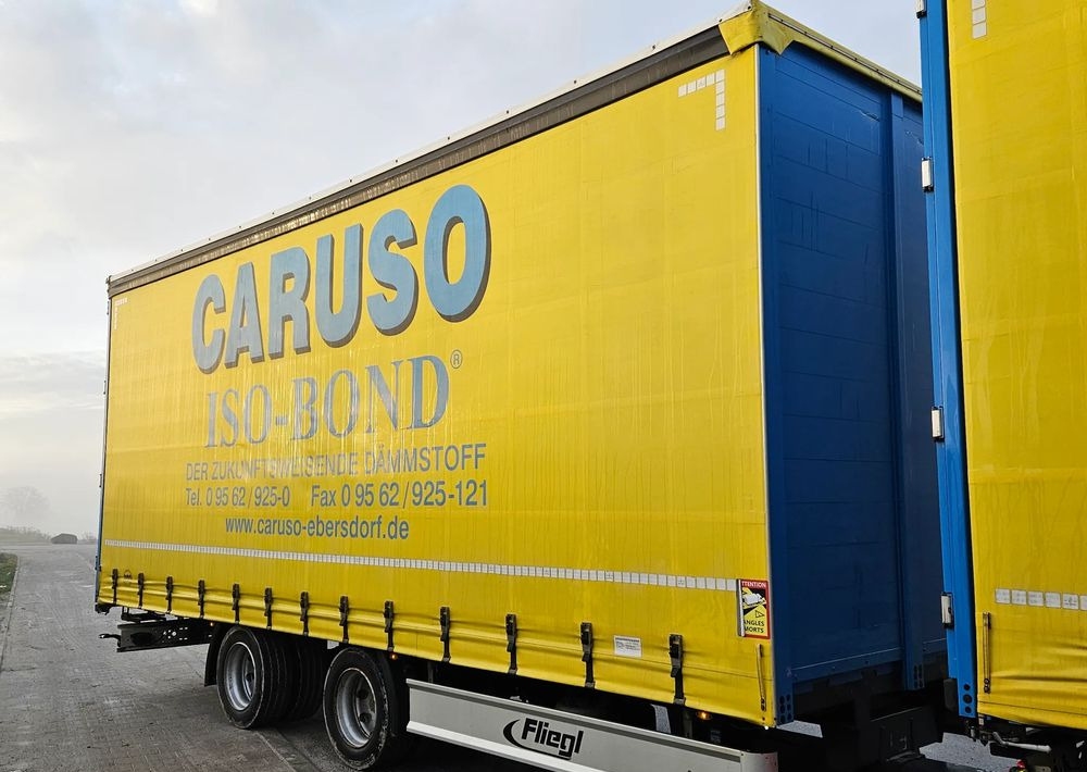 Fliegl PRZYCZEPA CIĘŻAROWA / 60m3 / 2 SZT IDENTYCZNE / NOWE PLANDEKI W CENIE / 3M WYSOKA / TANDEM / 2 OSIE / 19 PALET / DOLNY SPRZĘG / 18 TON DMC / 13 TON ŁADOWNOŚĆ - Remorque rideaux coulissants: photos 2 Fliegl PRZYCZEPA CIĘŻAROWA / 60m3 / 2 SZT IDENTYCZNE / NOWE PLANDEKI W CENIE / 3M WYSOKA / TANDEM / 2 OSIE / 19 PALET / DOLNY SPRZĘG / 18 TON DMC / 13 TON ŁADOWNOŚĆ - Remorque rideaux coulissants: photos 2