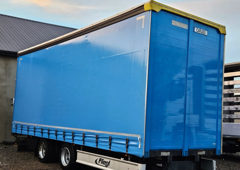 Fliegl PRZYCZEPA CIĘŻAROWA / 60m3 / 2 SZT IDENTYCZNE / OSIE BPW / HAMULCE TARCZOWE // 3M WYSOKA / TANDEM / 2 OSIE / 19 PALET / DOLNY SPRZĘG / 18 TON DMC / 13 TON ŁADOWNOŚĆ - Remorque rideaux coulissants: photos 1 Fliegl PRZYCZEPA CIĘŻAROWA / 60m3 / 2 SZT IDENTYCZNE / OSIE BPW / HAMULCE TARCZOWE // 3M WYSOKA / TANDEM / 2 OSIE / 19 PALET / DOLNY SPRZĘG / 18 TON DMC / 13 TON ŁADOWNOŚĆ - Remorque rideaux coulissants: photos 1