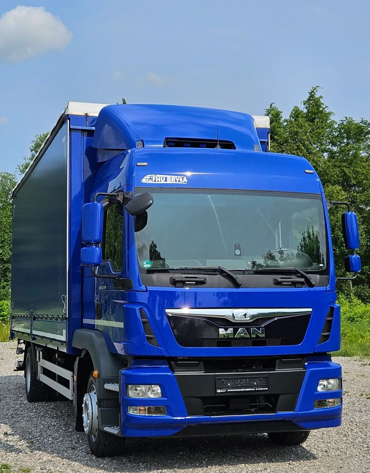 MAN TGM 18.340/15.340/E6/WINDA/NISKI PRZEBIEG/FIRANKA/BURTO-FIRANKA/18PALET/WINDA/NISKI PRZEBIEG/2016/SERWISOWANY - Camion à rideaux coulissants: photos 2 MAN TGM 18.340/15.340/E6/WINDA/NISKI PRZEBIEG/FIRANKA/BURTO-FIRANKA/18PALET/WINDA/NISKI PRZEBIEG/2016/SERWISOWANY - Camion à rideaux coulissants: photos 2