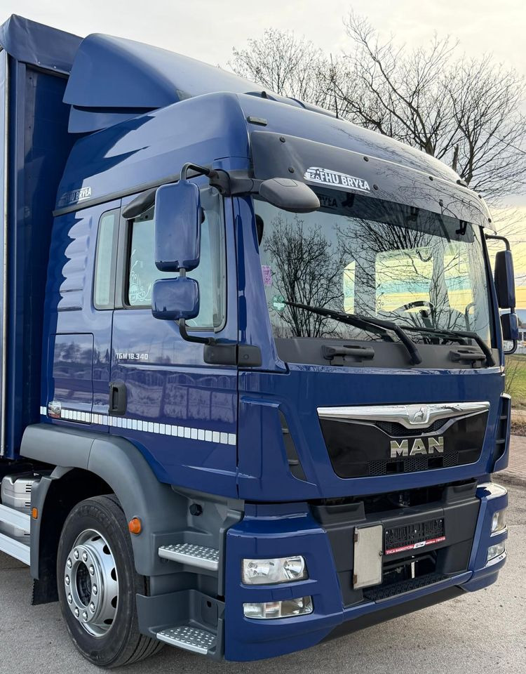 Camion à rideaux coulissants MAN TGM 18.340 / FIRANKA / SPROWADZONY /  9100 ŁADOWNOŚĆ / 18 PALET / E6 /  WINDA /: photos 13