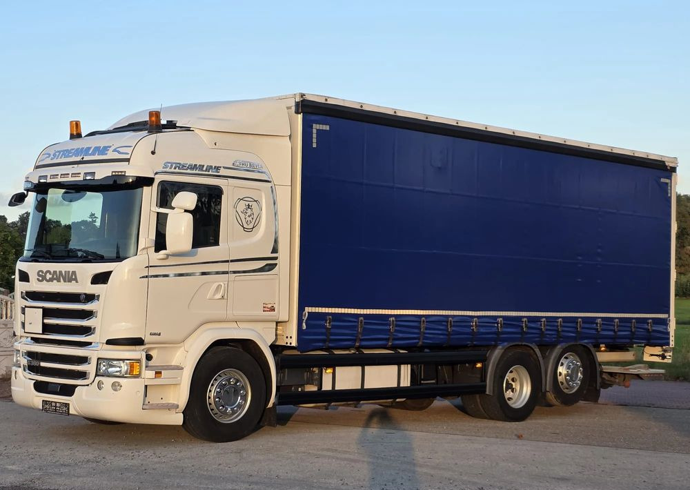 Scania G360 / BURTO-FIRANKA / 3 OSIE / WINDA / 20PALET / E6 / SYPIALNA KABINA / SPROWADZONY / JAK NOWA  PRZEBIEG 490TYŚ / ŁADOWNOŚĆ 14500KG / - Camion à rideaux coulissants: photos 5 Scania G360 / BURTO-FIRANKA / 3 OSIE / WINDA / 20PALET / E6 / SYPIALNA KABINA / SPROWADZONY / JAK NOWA  PRZEBIEG 490TYŚ / ŁADOWNOŚĆ 14500KG / - Camion à rideaux coulissants: photos 5