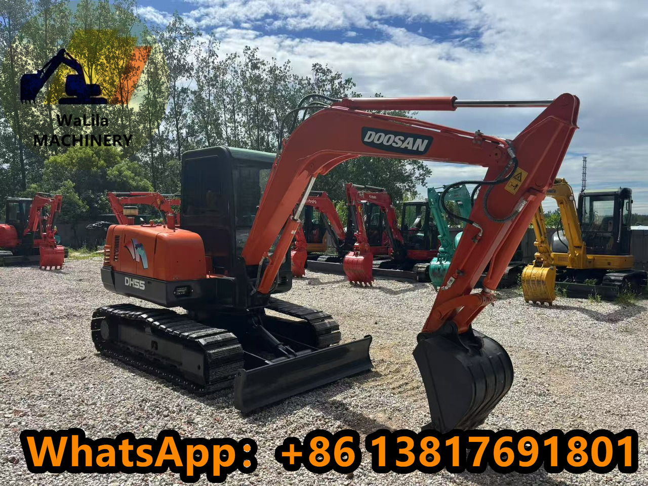 DOOSAN DH55 - Mini pelle: photos 4 DOOSAN DH55 - Mini pelle: photos 4
