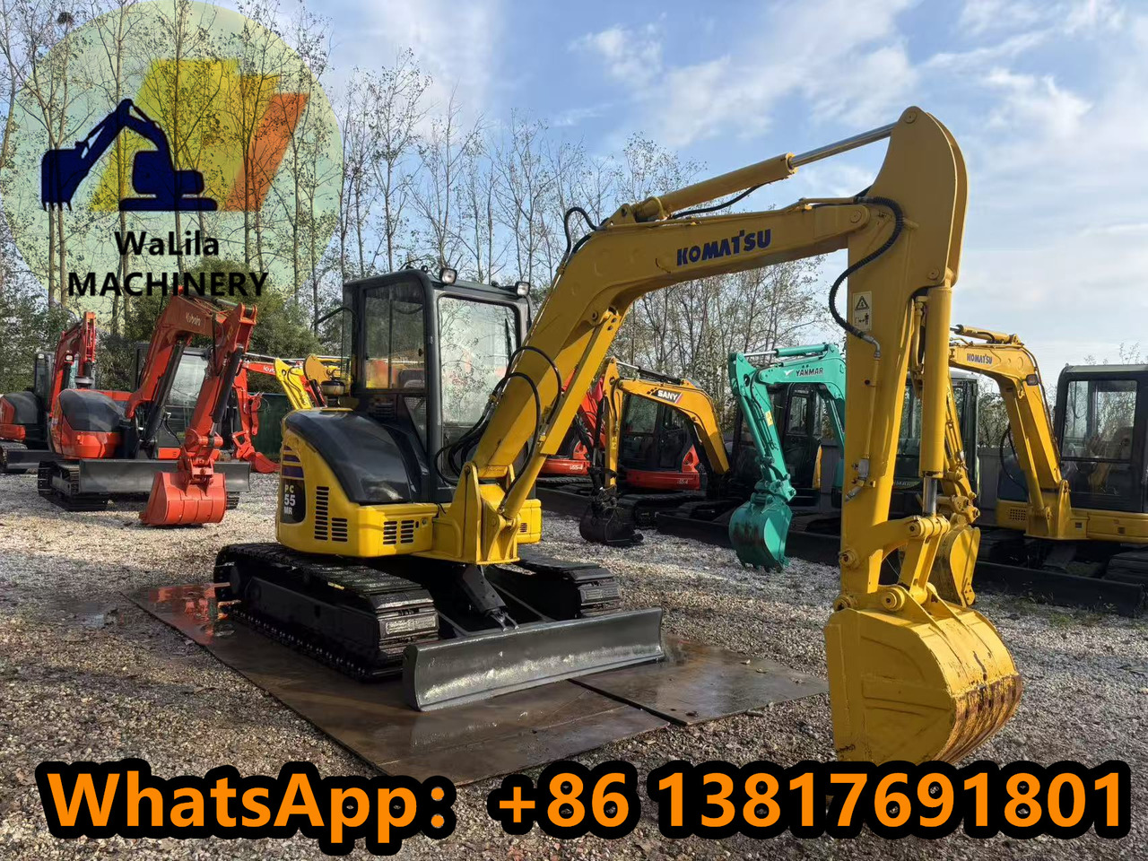 KOMATSU PC55MR - Mini pelle: photos 2 KOMATSU PC55MR - Mini pelle: photos 2