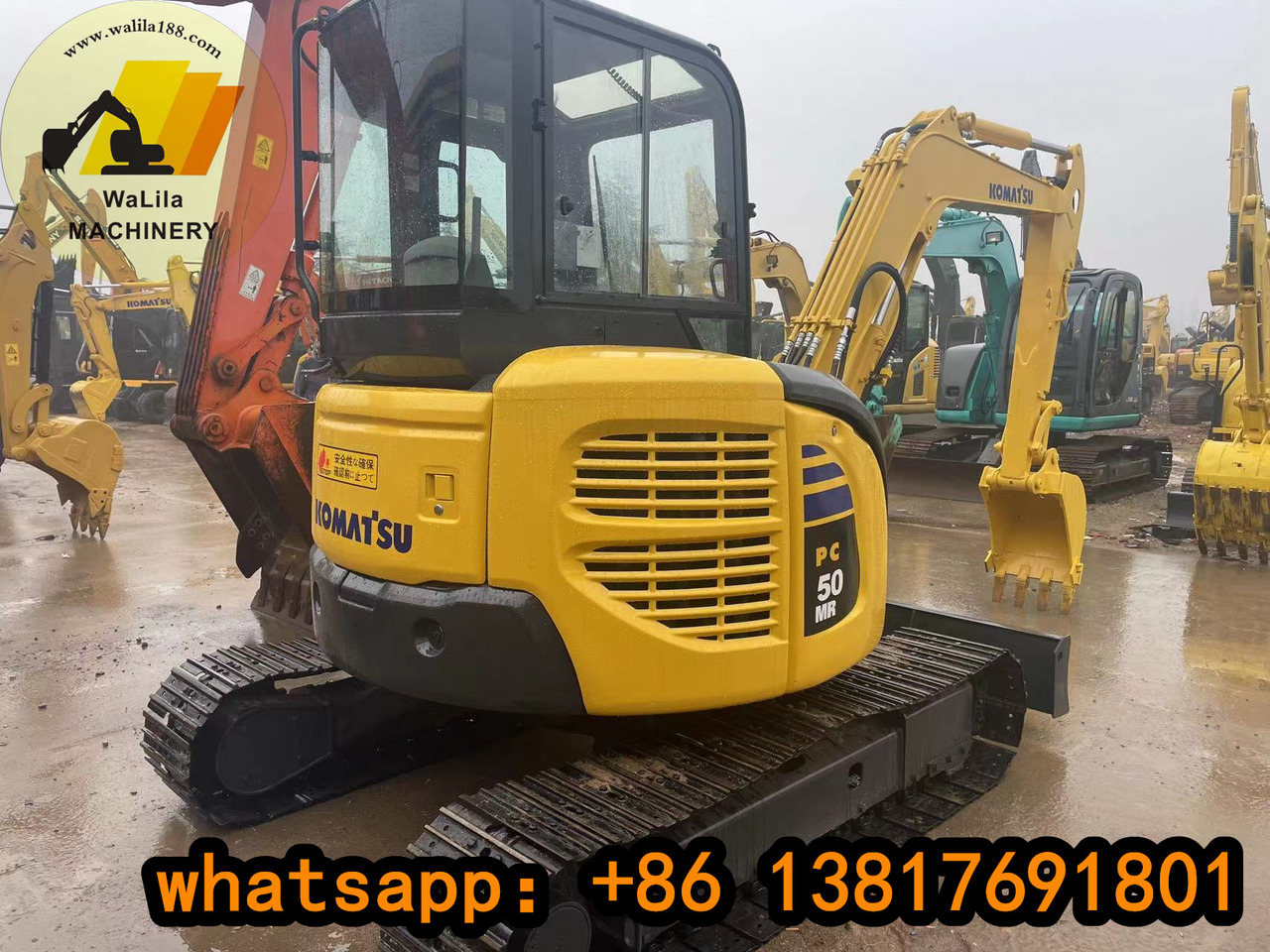 Komatsu PC 50 MR KOMATSU mini excavator Komatsu PC60, PC55, PC50 - Mini pelle: photos 2 Komatsu PC 50 MR KOMATSU mini excavator Komatsu PC60, PC55, PC50 - Mini pelle: photos 2