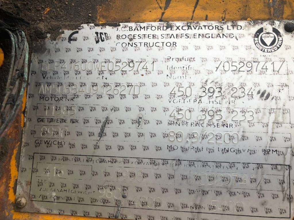 JCB 416 B FOR PARTS - Chargeuse sur pneus: photos 5 JCB 416 B FOR PARTS - Chargeuse sur pneus: photos 5