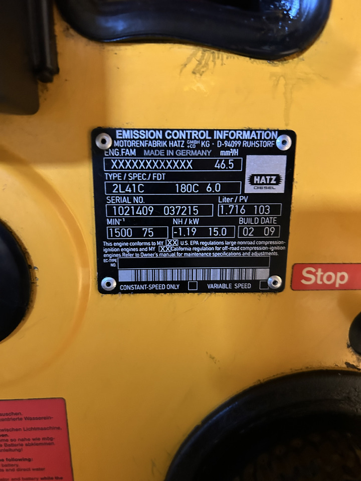 Moteur pour Autre matériel Hatz 2L41C 1500RPM: photos 7