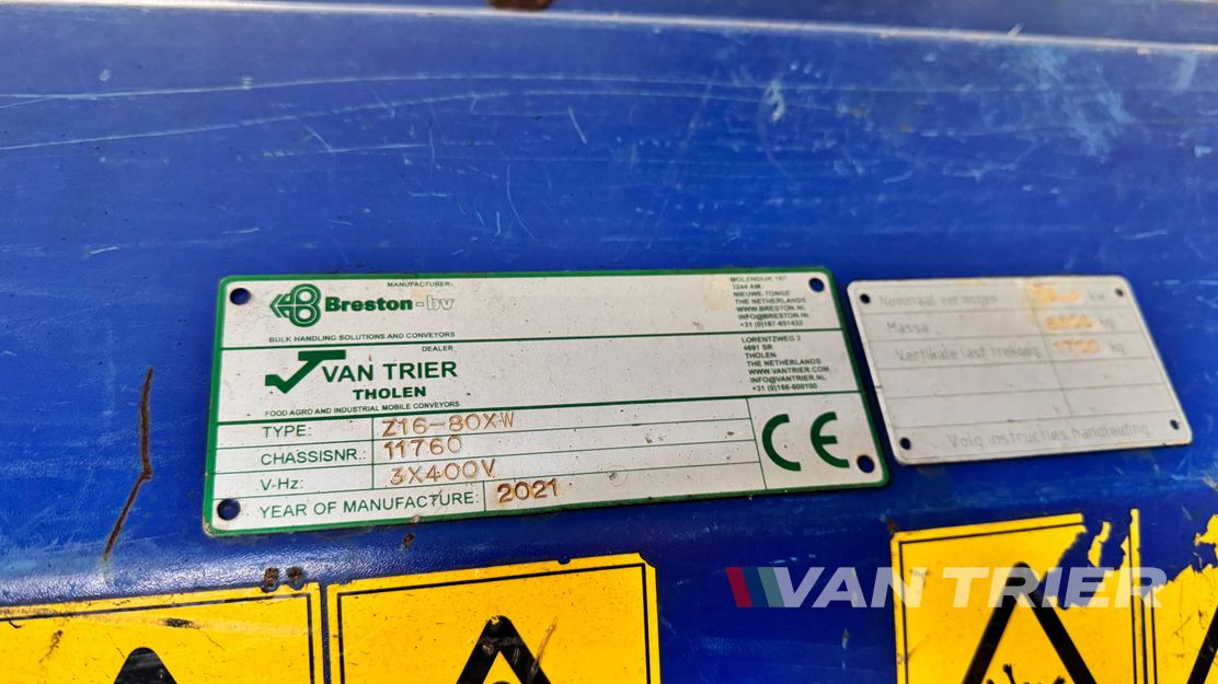 Breston HV16-80 Store loader - Bande transporteuse: photos 5 Breston HV16-80 Store loader - Bande transporteuse: photos 5