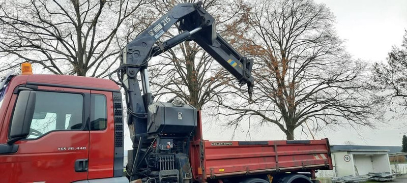 MAN 26.440TGS Kipper+Kran Meiller/Stahl - Camion benne, Camion grue: photos 3 MAN 26.440TGS Kipper+Kran Meiller/Stahl - Camion benne, Camion grue: photos 3