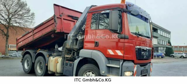 MAN 26.440TGS Kipper+Kran Meiller/Stahl - Camion benne, Camion grue: photos 3 MAN 26.440TGS Kipper+Kran Meiller/Stahl - Camion benne, Camion grue: photos 3
