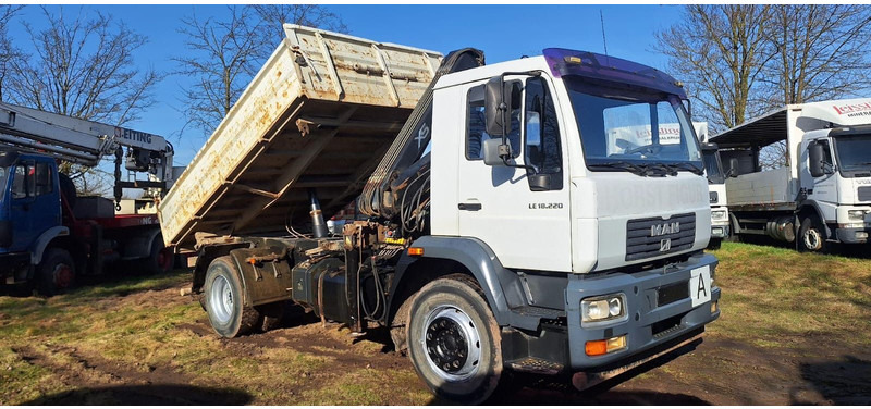MAN TGM 18.220 4x2 3.S-Kipper mit Kran - Camion benne, Camion grue: photos 4 MAN TGM 18.220 4x2 3.S-Kipper mit Kran - Camion benne, Camion grue: photos 4