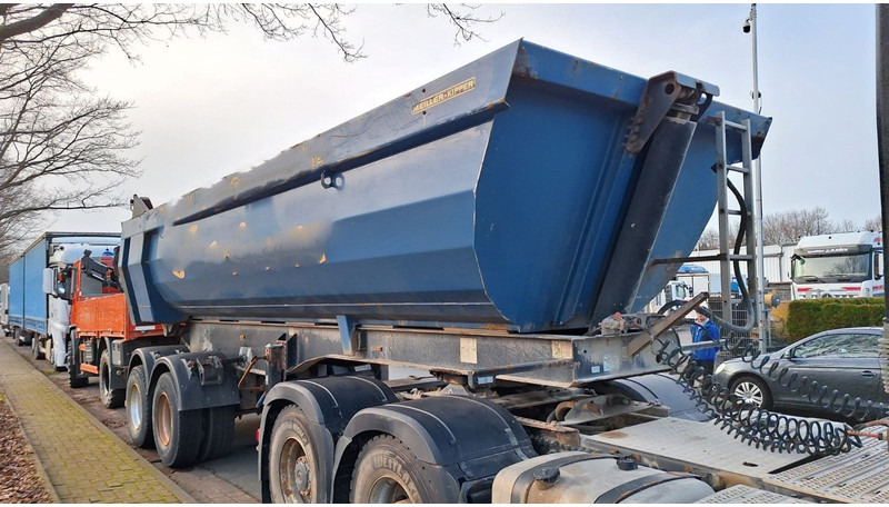 Meiller TR 2 Kippmulde 24 Kubik Stahl Zwillingsbereiffu - Semi-remorque benne: photos 2 Meiller TR 2 Kippmulde 24 Kubik Stahl Zwillingsbereiffu - Semi-remorque benne: photos 2