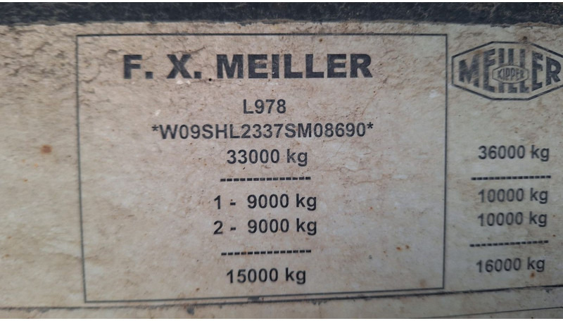 Meiller TR 2 Kippmulde 24 Kubik Stahl Zwillingsbereiffu - Semi-remorque benne: photos 4 Meiller TR 2 Kippmulde 24 Kubik Stahl Zwillingsbereiffu - Semi-remorque benne: photos 4