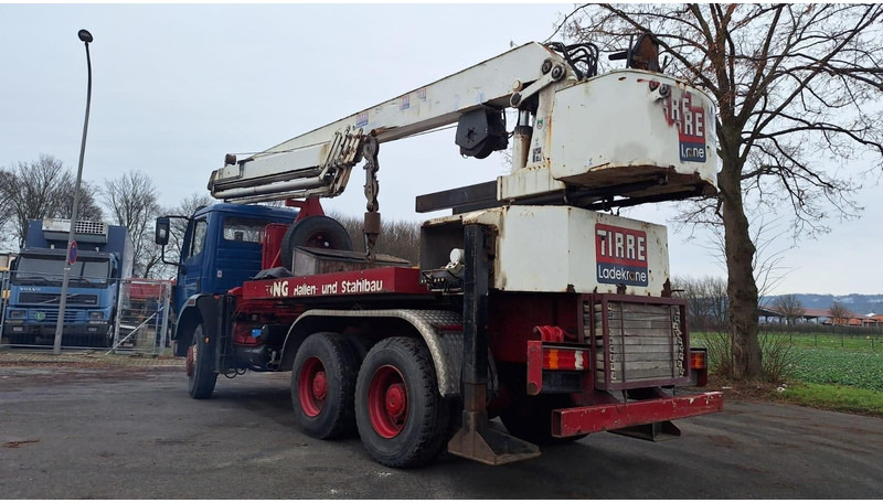 Mercedes-Benz 2629 AK Motorwagen mit Kran Dachdeckerkran6x6 - Camion grue: photos 5 Mercedes-Benz 2629 AK Motorwagen mit Kran Dachdeckerkran6x6 - Camion grue: photos 5