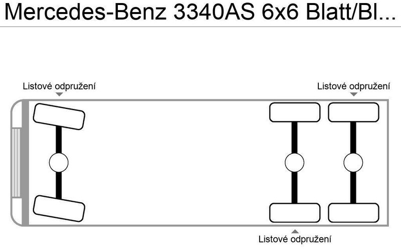 Mercedes-Benz 3340AS 6x6 Blatt/Blatt German Truck - Tracteur routier: photos 3 Mercedes-Benz 3340AS 6x6 Blatt/Blatt German Truck - Tracteur routier: photos 3