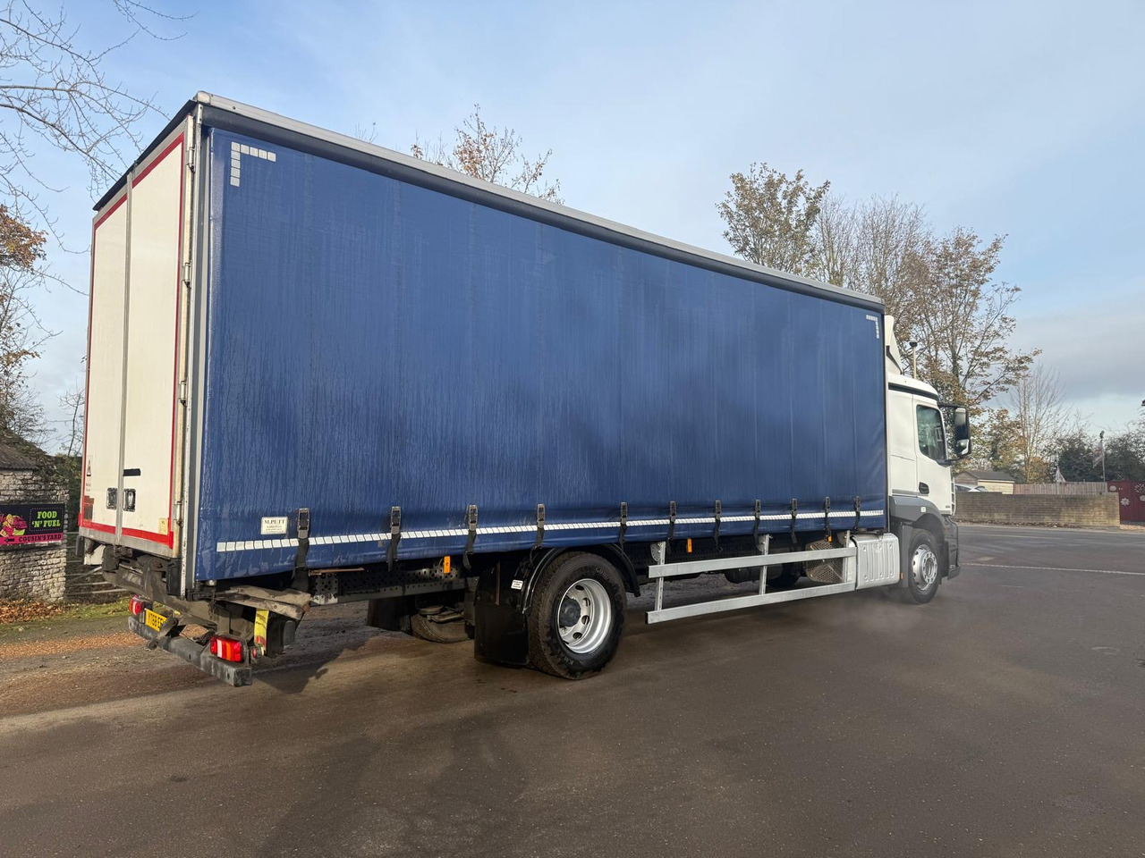 Camion à rideaux coulissants 2018 Mercedes Actros 1824 Curtainside Truck: photos 16
