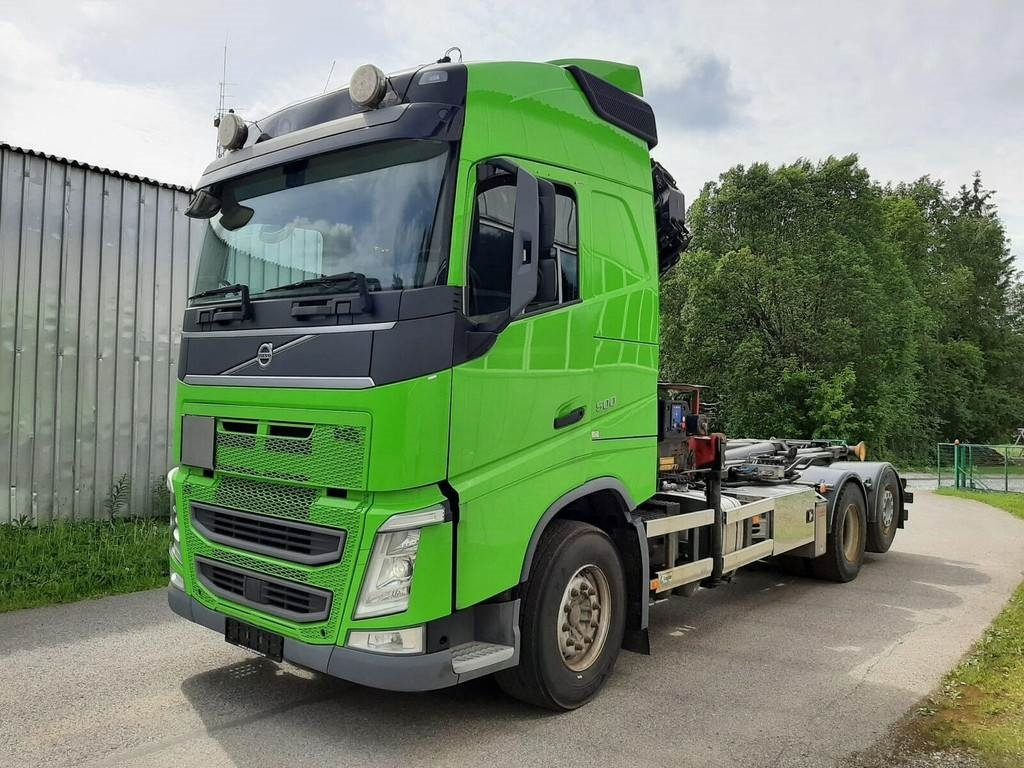 Camion ampliroll Volvo FH500 6X2 PALIFT + HMF 2120 K5: photos 11