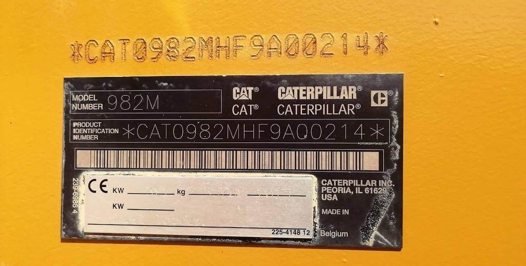 CAT 982 M - Chargeuse sur pneus: photos 4 CAT 982 M - Chargeuse sur pneus: photos 4