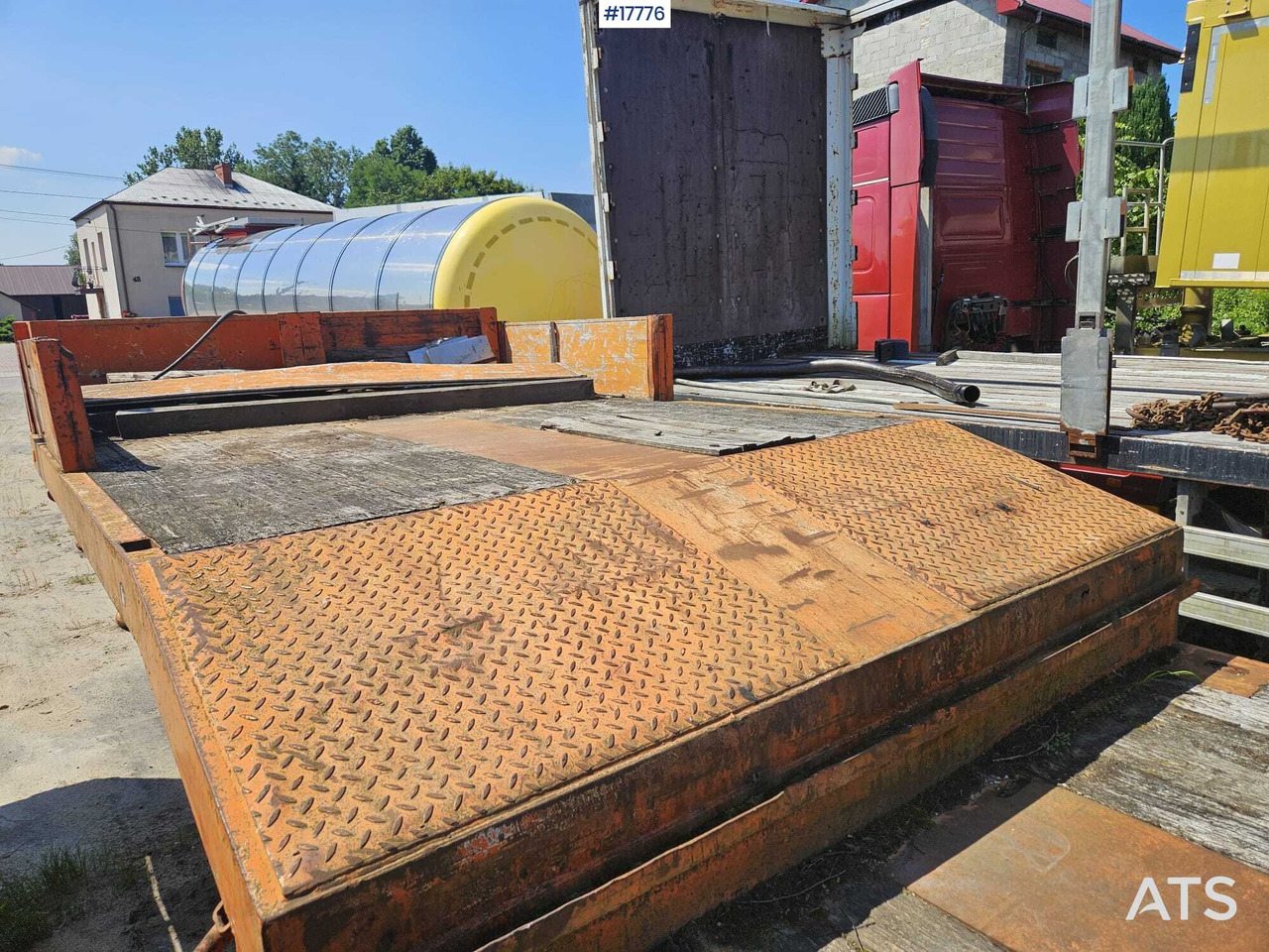 Semi-remorque surbaissé 1992 Nooteboom OSD: photos 18 Semi-remorque surbaissé 1992 Nooteboom OSD: photos 18