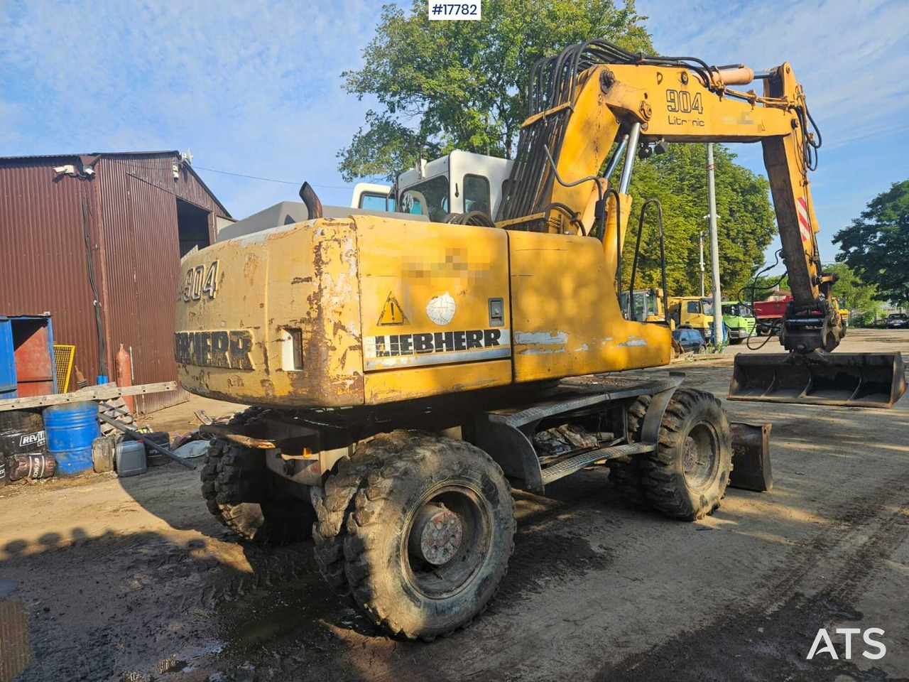 2002 Liebherr A 904 - Pelle sur pneus: photos 2 2002 Liebherr A 904 - Pelle sur pneus: photos 2