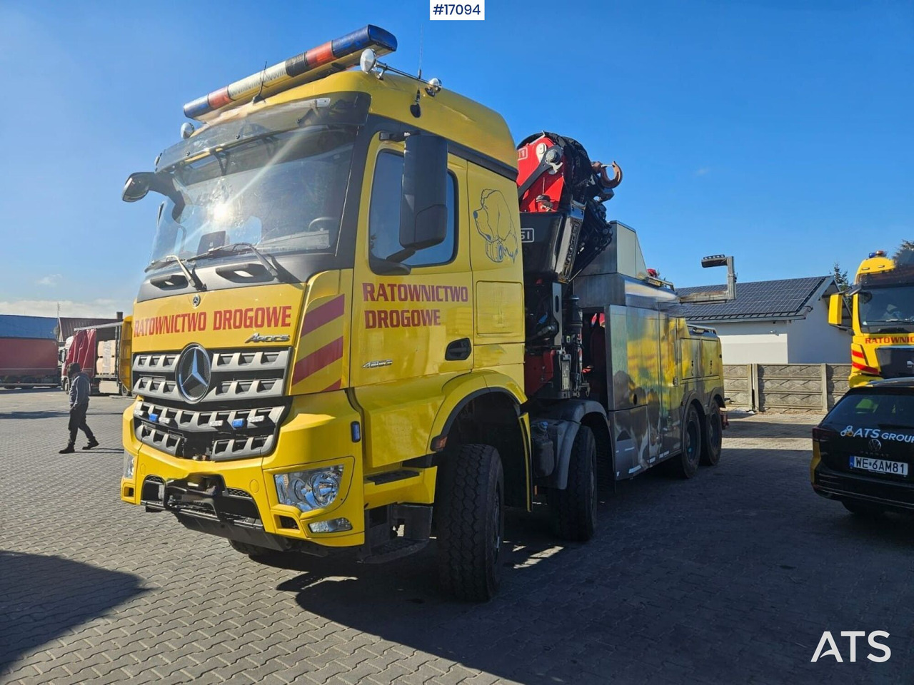 Specjalistyczny pojazd ratunkowy Mercedes Benz Arocs 4853 8x8 (2021) - Remorqueuse: photos 1 Specjalistyczny pojazd ratunkowy Mercedes Benz Arocs 4853 8x8 (2021) - Remorqueuse: photos 1