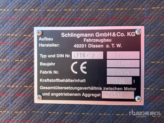 2001 MAN 14.284 MA-LF 4x4 Crew Cab Fire Truck - Camion de pompier: photos 5 2001 MAN 14.284 MA-LF 4x4 Crew Cab Fire Truck - Camion de pompier: photos 5