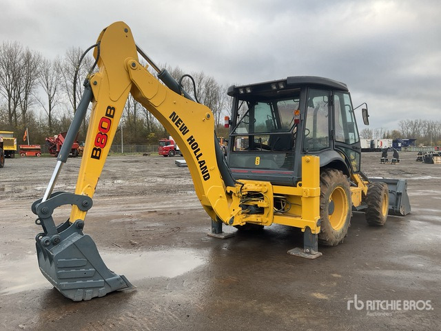 2017 New Holland B80B-SS 4x4 Backhoe Loader - Tractopelle: photos 3 2017 New Holland B80B-SS 4x4 Backhoe Loader - Tractopelle: photos 3