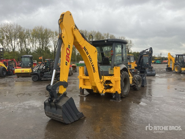 2018 New Holland B80B-SS 4x4 Backhoe Loader - Tractopelle: photos 5 2018 New Holland B80B-SS 4x4 Backhoe Loader - Tractopelle: photos 5