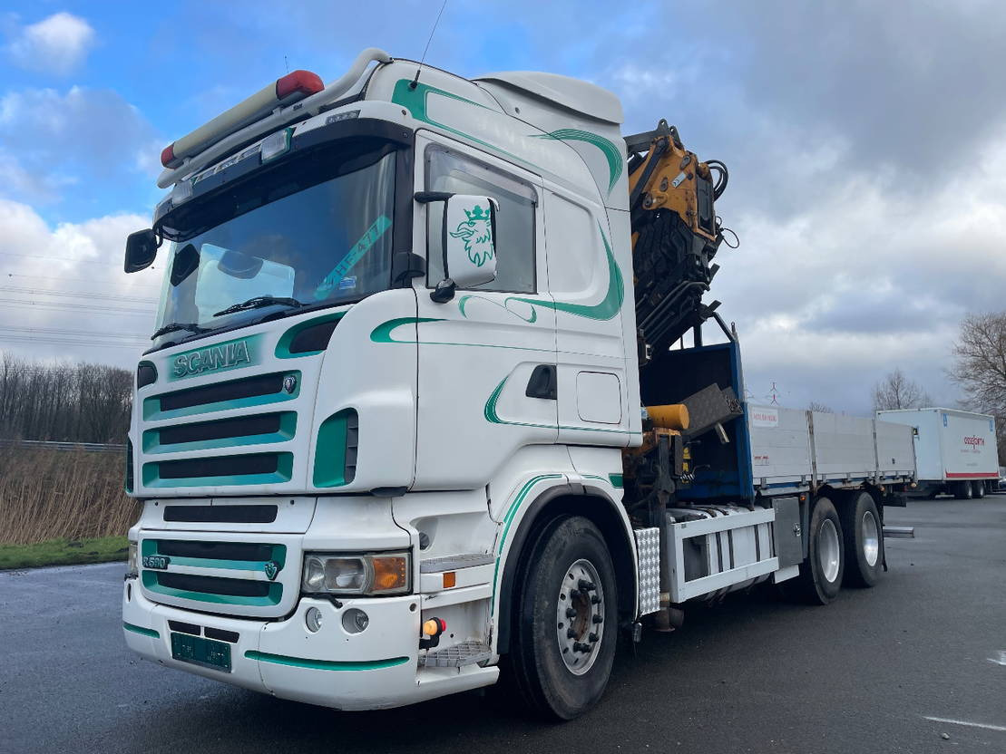 Scania R580 V8 Effer 370 crane with jib and winch - Camion grue: photos 2 Scania R580 V8 Effer 370 crane with jib and winch - Camion grue: photos 2