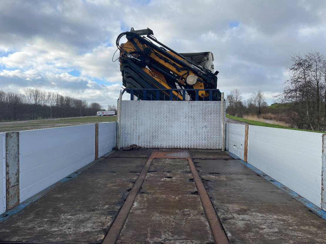 Camion grue Scania R580 V8 Effer 370 crane with jib and winch: photos 11