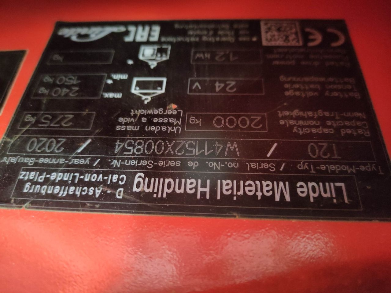 Linde T20-1152 (KDD, UVV und Lack NEU) - Transpalette: photos 5 Linde T20-1152 (KDD, UVV und Lack NEU) - Transpalette: photos 5