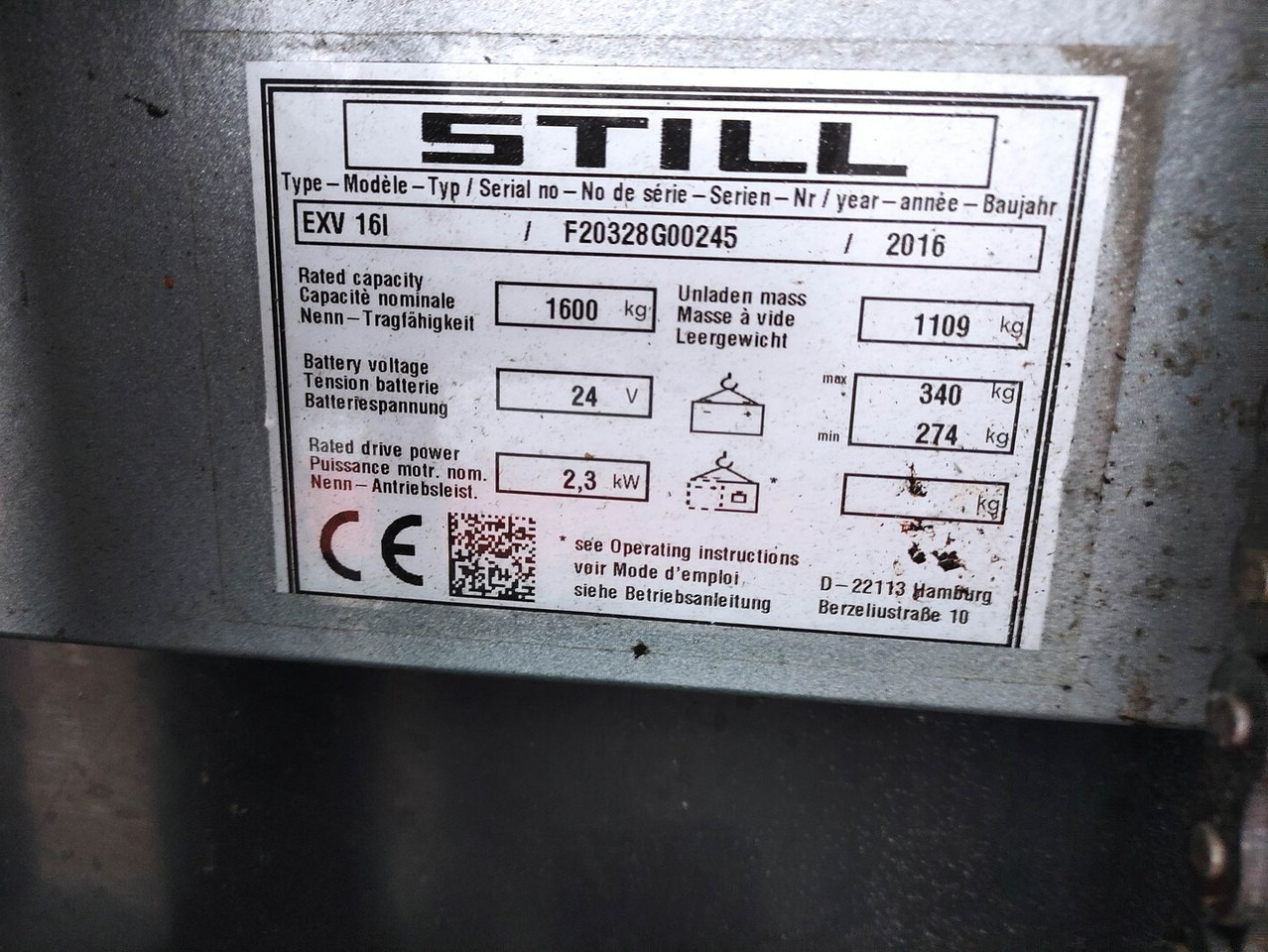 Still EXV 16i - Gerbeur: photos 5 Still EXV 16i - Gerbeur: photos 5