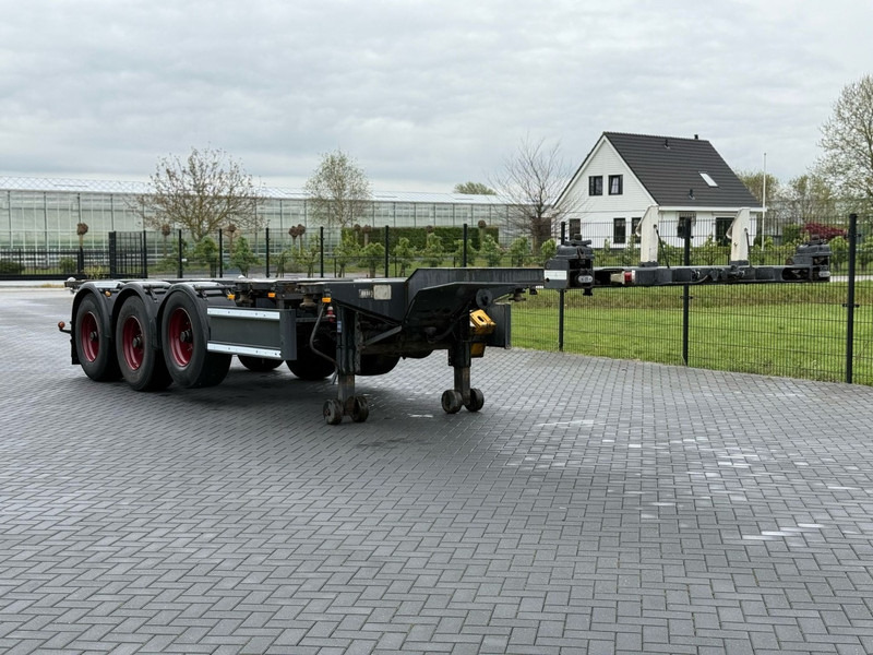 Nooteboom FT-43-03V MULTI CHASSIS, ALLE AANSLUITINGEN, LIFTAS. - Semi-remorque porte-conteneur/ Caisse mobile: photos 1 Nooteboom FT-43-03V MULTI CHASSIS, ALLE AANSLUITINGEN, LIFTAS. - Semi-remorque porte-conteneur/ Caisse mobile: photos 1