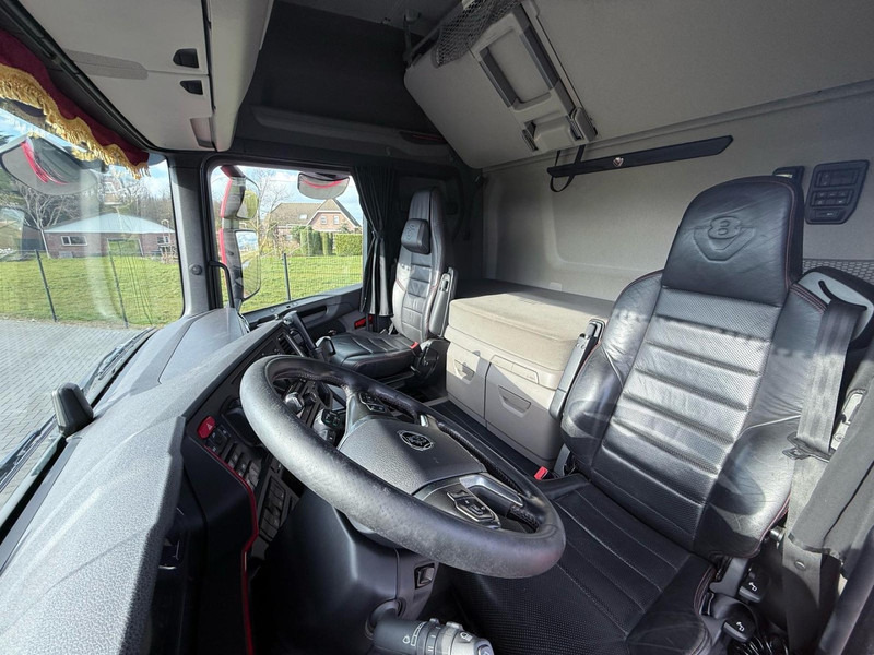 Tracteur routier Scania R520 V8 NGS VOLLUCHT, LEER, BULLBAR, ZONDER EGR, BOOGIE.: photos 18