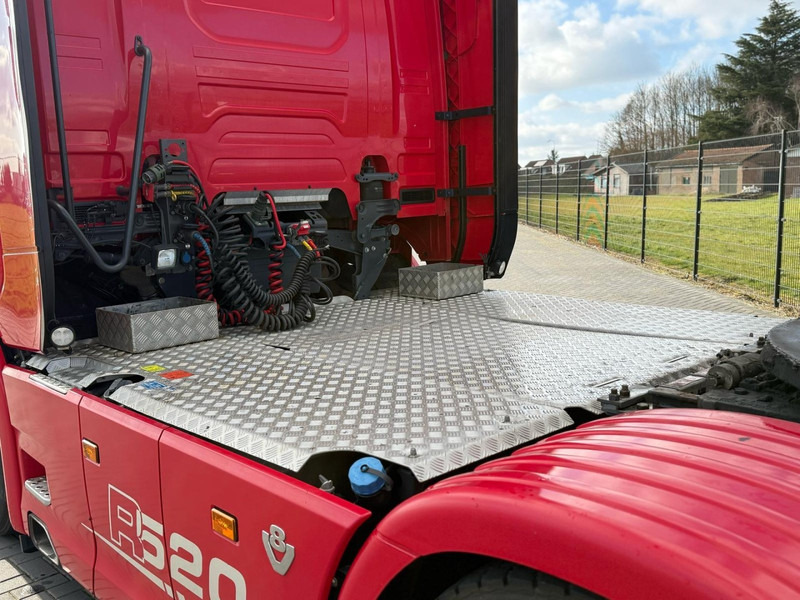 Tracteur routier Scania R520 V8 NGS VOLLUCHT, LEER, BULLBAR, ZONDER EGR, BOOGIE.: photos 10