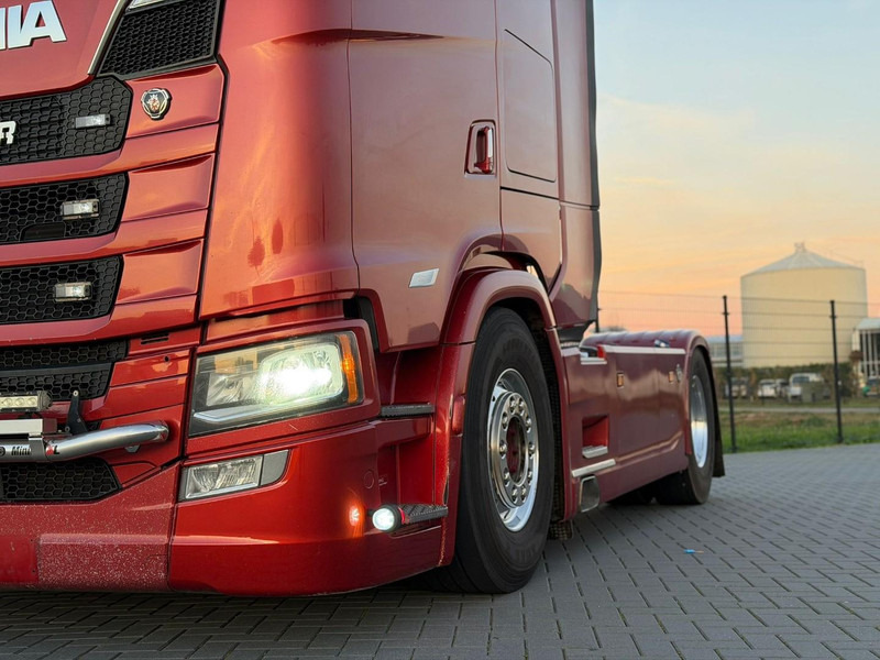 Tracteur routier Scania S580 V8 NGS VOLLUCHT, KING OF THE ROAD, HYDRAULIEK, LEER, ALCOA.: photos 6