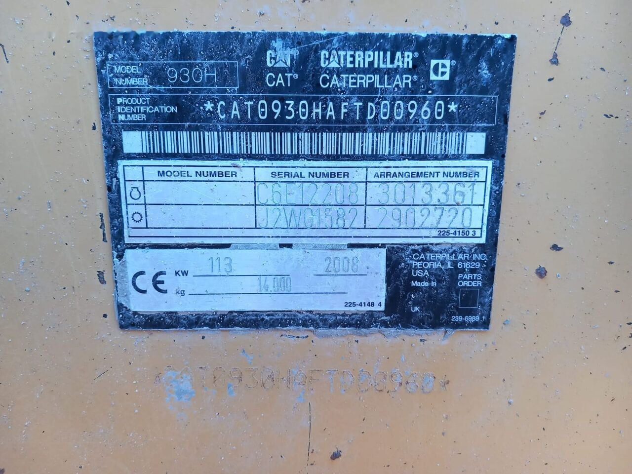 Caterpillar 930H - Chargeuse sur pneus: photos 4 Caterpillar 930H - Chargeuse sur pneus: photos 4