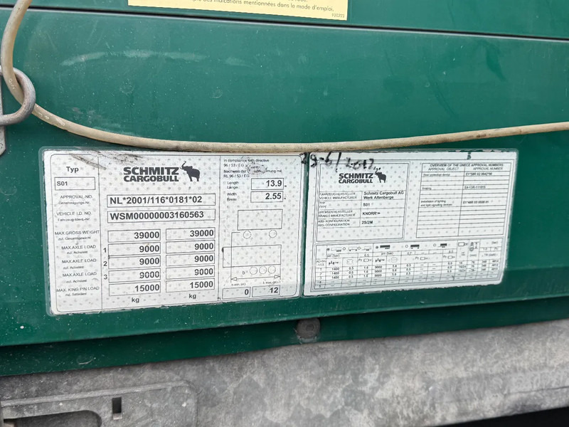 Schmitz Cargobull Schuifzeil -Dak / Coil 9mtr / Rotos DISC / Apk! - Semi-remorque rideaux coulissants: photos 5 Schmitz Cargobull Schuifzeil -Dak / Coil 9mtr / Rotos DISC / Apk! - Semi-remorque rideaux coulissants: photos 5