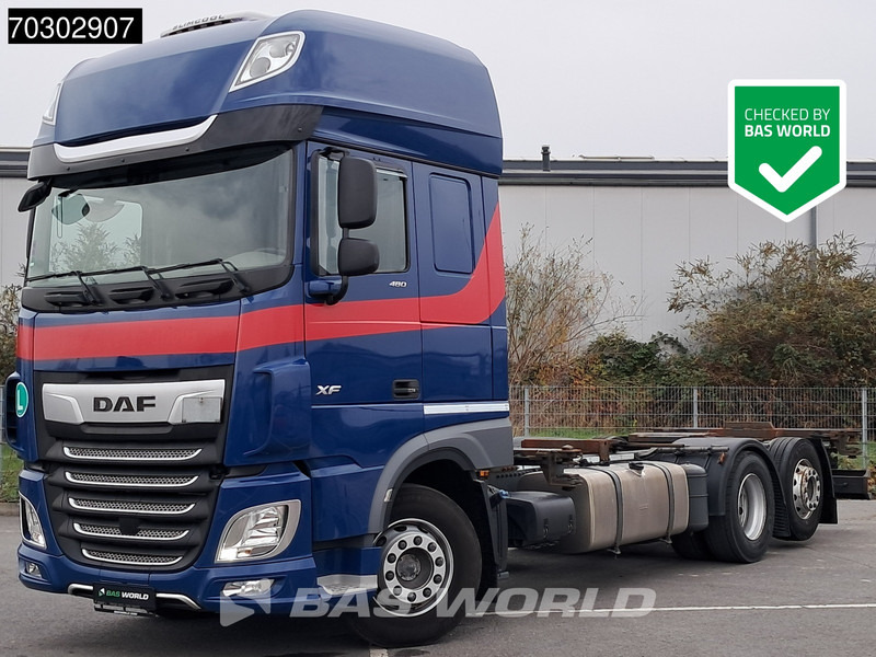 DAF XF 480 6X2 BDF Retarder SSC Lift+Steering Axle Automatic Euro 6 - Camion porte-conteneur/ Caisse mobile: photos 1 DAF XF 480 6X2 BDF Retarder SSC Lift+Steering Axle Automatic Euro 6 - Camion porte-conteneur/ Caisse mobile: photos 1