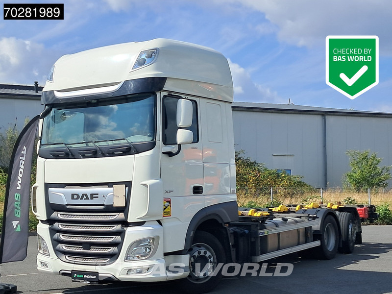 DAF XF 480 6X2 SSC BDF Retarder 2xTanks Lift+Lenkachse ACC Euro 6 - Camion porte-conteneur/ Caisse mobile: photos 1 DAF XF 480 6X2 SSC BDF Retarder 2xTanks Lift+Lenkachse ACC Euro 6 - Camion porte-conteneur/ Caisse mobile: photos 1