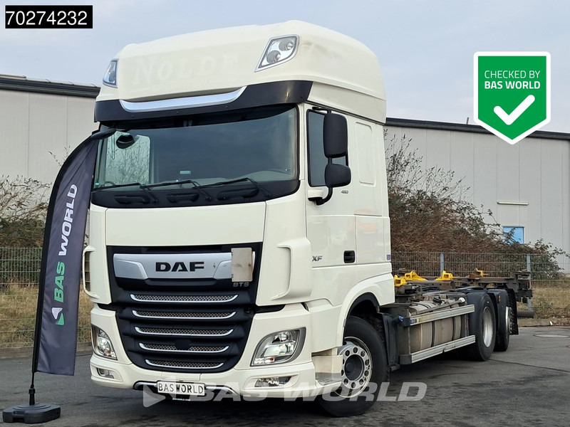 DAF XF 480 6X2 SSC FAN Retarder 2xTanks Lift-Lenkachse ACC LED Euro 6 - Camion porte-conteneur/ Caisse mobile: photos 1 DAF XF 480 6X2 SSC FAN Retarder 2xTanks Lift-Lenkachse ACC LED Euro 6 - Camion porte-conteneur/ Caisse mobile: photos 1