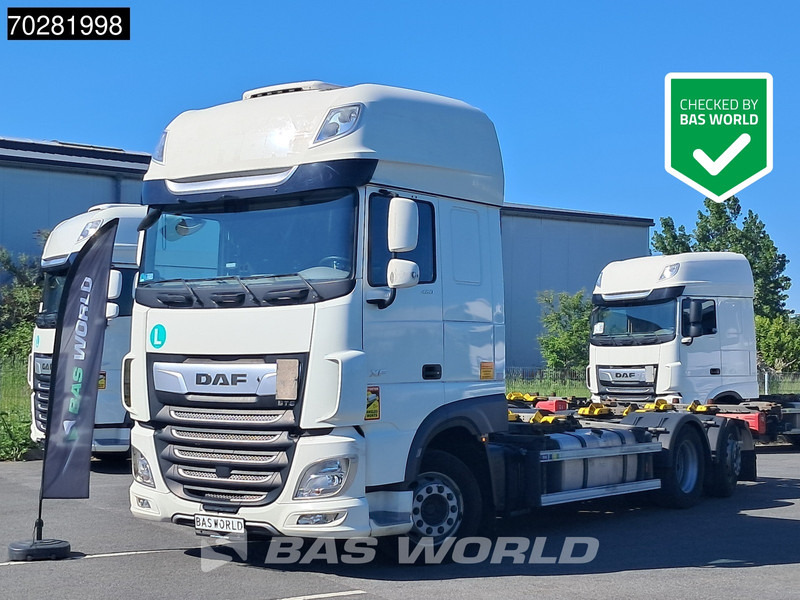 DAF XF 480 6X2 SSC Retarder 2x Tanks Lift+Lenkachse Standklima ACC LED - Camion porte-conteneur/ Caisse mobile: photos 1 DAF XF 480 6X2 SSC Retarder 2x Tanks Lift+Lenkachse Standklima ACC LED - Camion porte-conteneur/ Caisse mobile: photos 1