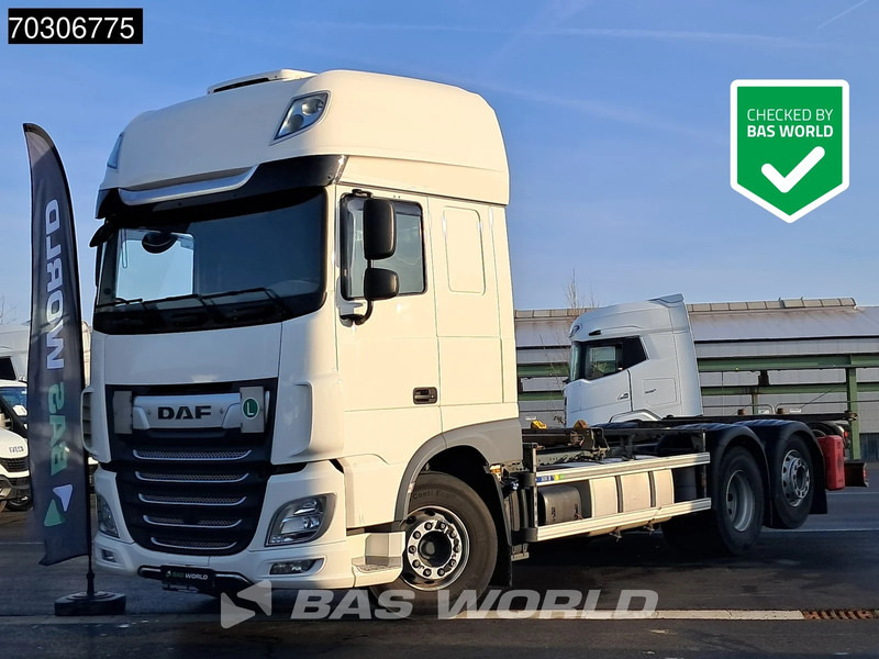 DAF XF 480 6X2 SSC Retarder 2xTanks Lift/Steering ACC Euro 6 - Camion porte-conteneur/ Caisse mobile: photos 1 DAF XF 480 6X2 SSC Retarder 2xTanks Lift/Steering ACC Euro 6 - Camion porte-conteneur/ Caisse mobile: photos 1