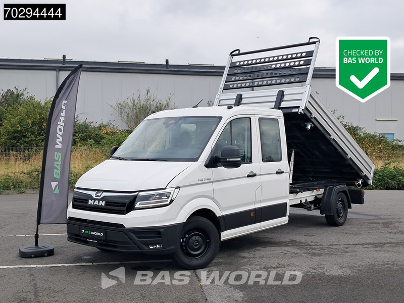 Utilitaire benne neuf Volkswagen Crafter 177pk Neu! Dreiseitenkipper Automatik 180PS LED Klima Tempomat 2,5t AHK Euro6 Kipper 10m3 A/C Towbar Cruise control: photos 1