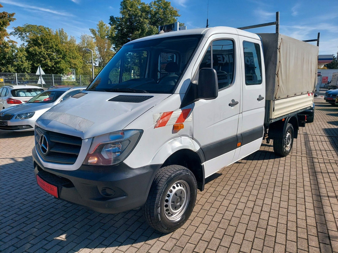 Mercedes-Benz Sprinter II Pritsche DoKa 316 CDI 4X4 Klima - Utilitaire rideaux coulissants (PLSC), Utilitaire double cabine: photos 4 Mercedes-Benz Sprinter II Pritsche DoKa 316 CDI 4X4 Klima - Utilitaire rideaux coulissants (PLSC), Utilitaire double cabine: photos 4