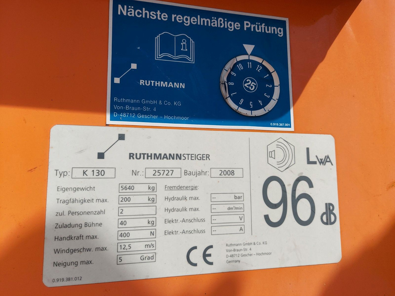 Mercedes-Benz VARIO 816D 4x4 HUB Steiger Ruthmann K130 - Camion avec nacelle: photos 2 Mercedes-Benz VARIO 816D 4x4 HUB Steiger Ruthmann K130 - Camion avec nacelle: photos 2